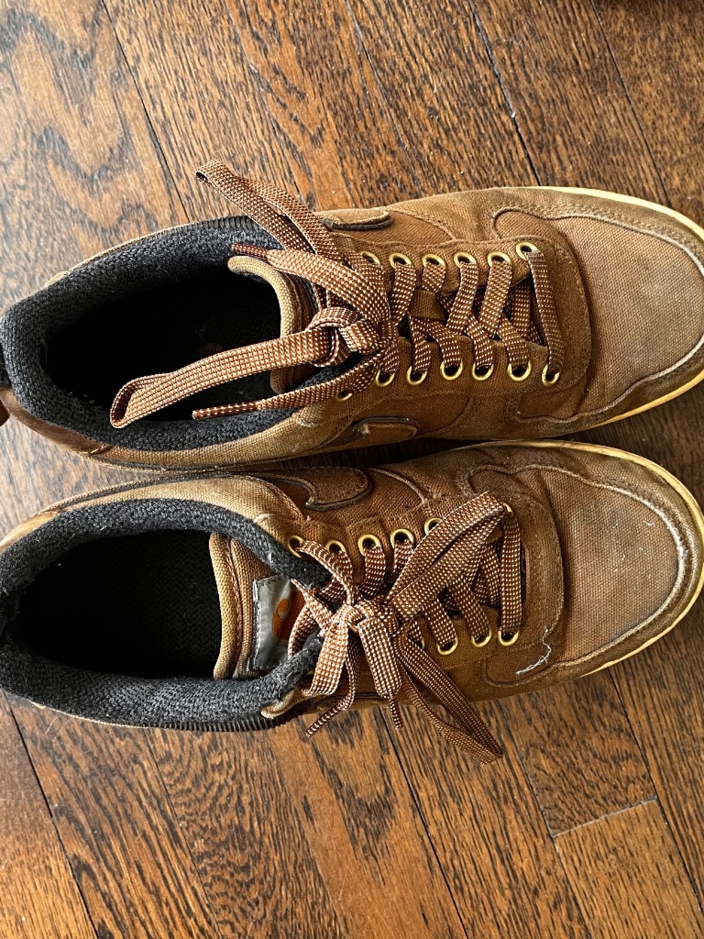 Nike Air Force 1 Brown Sneakers